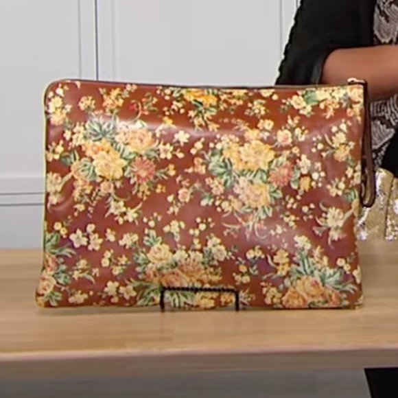 Patricia Nash Bags Patricia Nash Braga Leather Laptop Case Vintage Bo